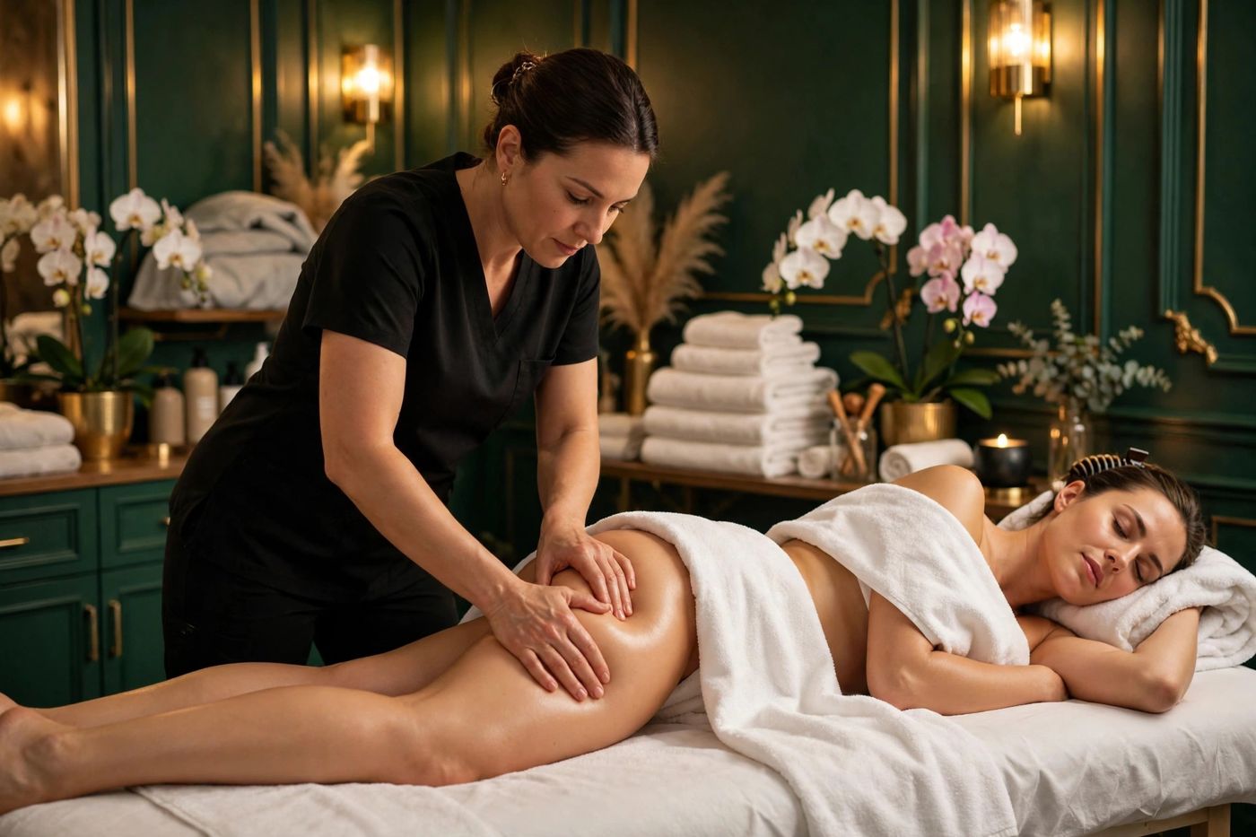Manual anti-cellulite massage treatment at Eureka Body Care and Spa NYC