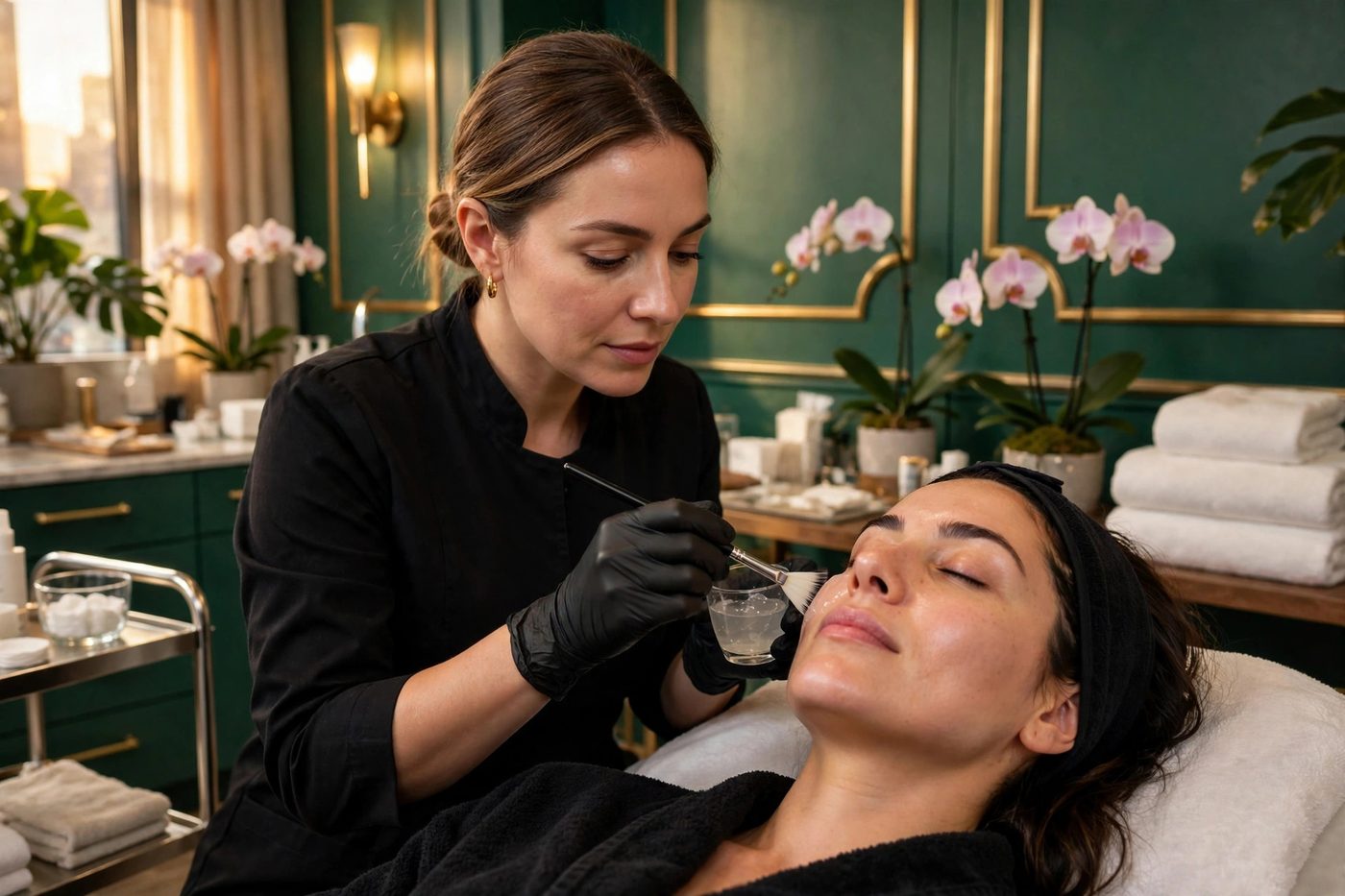 BioRePeel chemical peel treatment at Eureka Body Care and Spa NYC