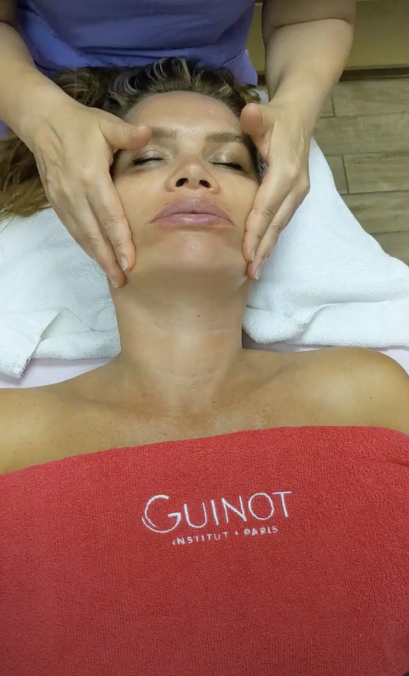Sculpting buccal facial massage at Eureka Body Care & Spa
