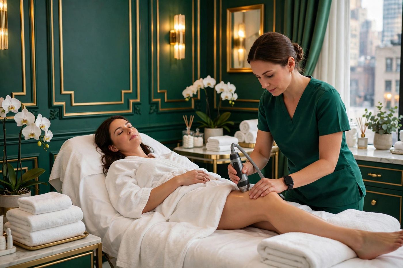 Cellulite reduction treatment at Eureka Body Care and Spa NYC