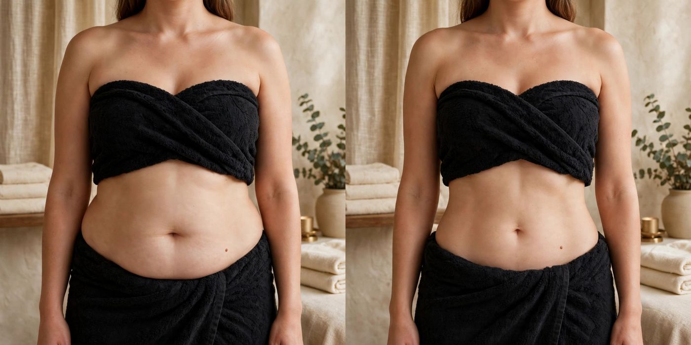 Fat Freeze before and after body contouring results in NYC at Eureka Body Care & Spa