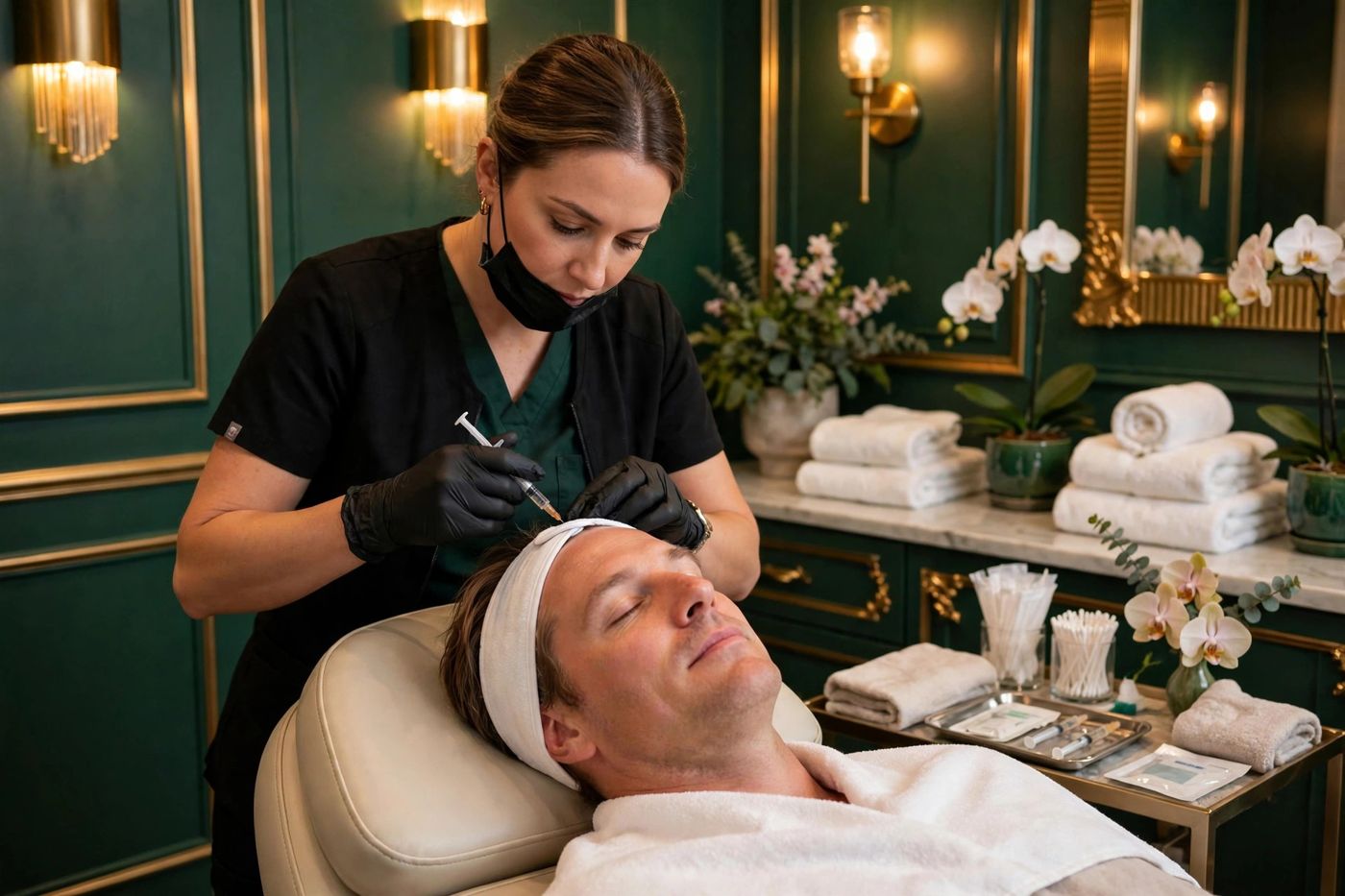 PRP hair restoration treatment at Eureka Body Care and Spa in New York City