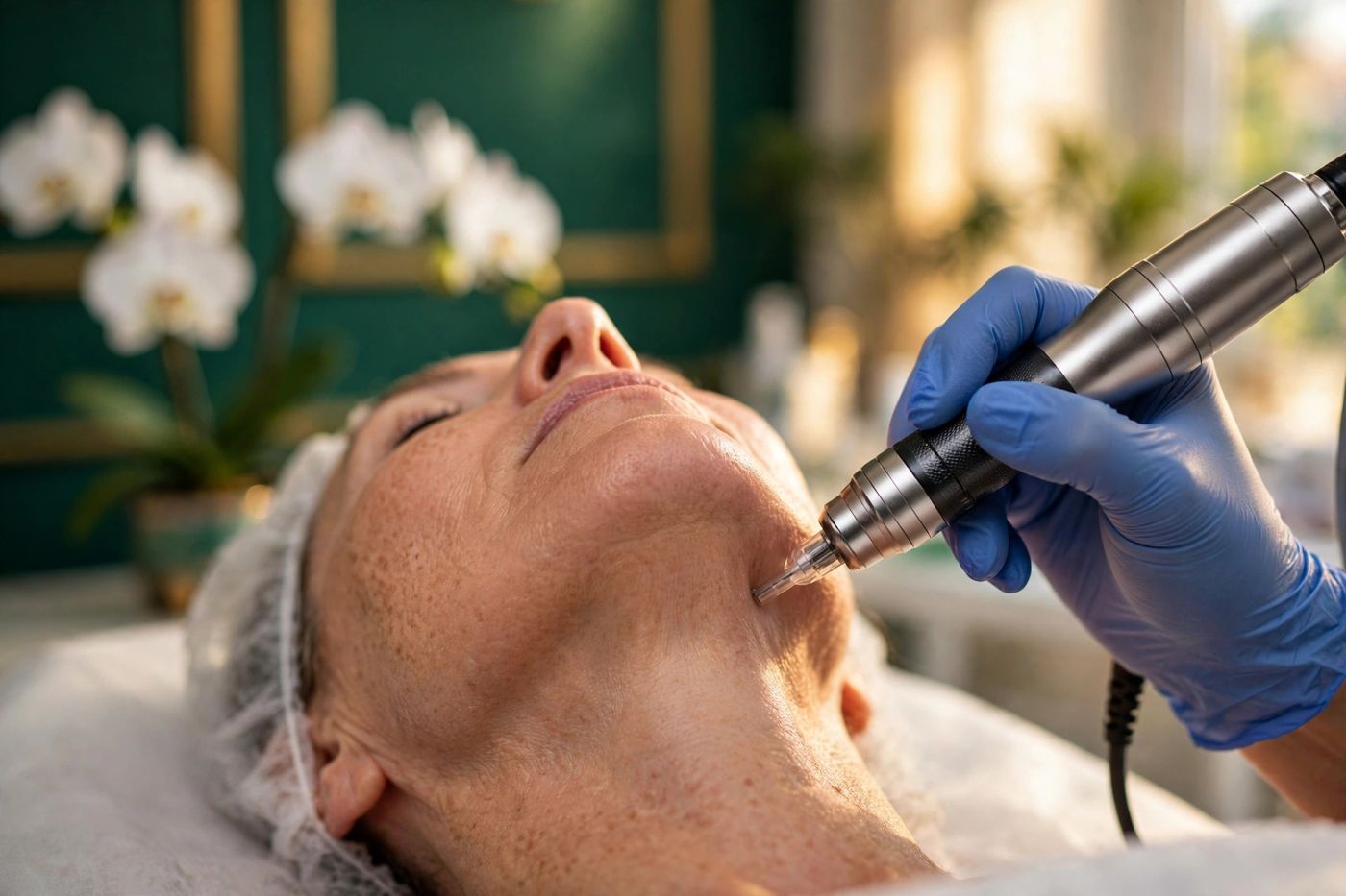 RF microneedling with vitamin infusion at Eureka Body Care and Spa in New York City