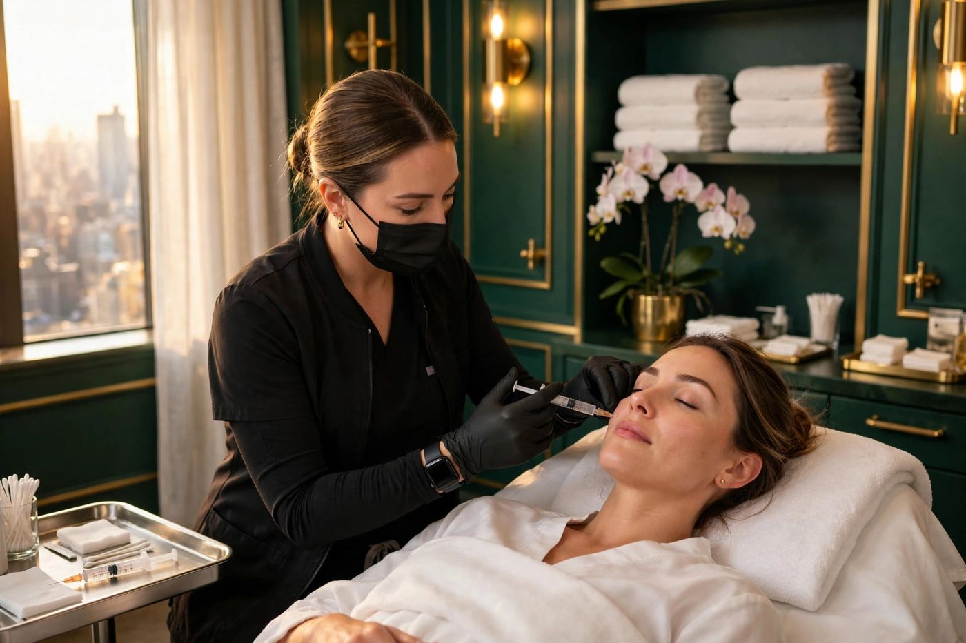 Sculptra collagen-stimulating injection treatment at Eureka Body Care and Spa NYC