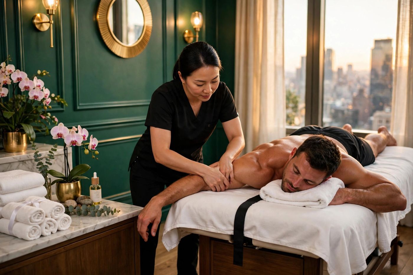Sports massage for athletes at Eureka Body Care and Spa NYC